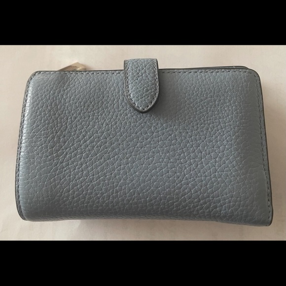 Kate Spade Light Blue Card Holder with Gold Accents NWOT - Picture 7 of 15